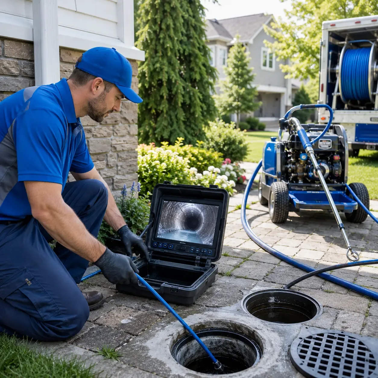Outdoor drain cleaning professionals serving Charlevoix, MI