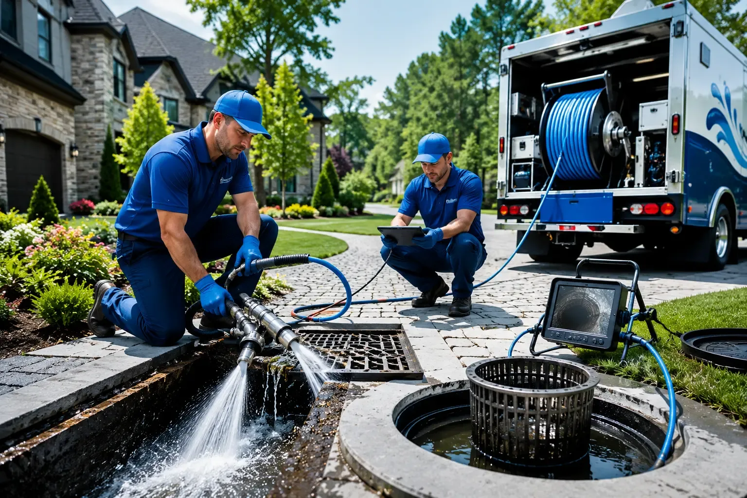 Local outdoor drain cleaning professionals in Charlevoix, MI
